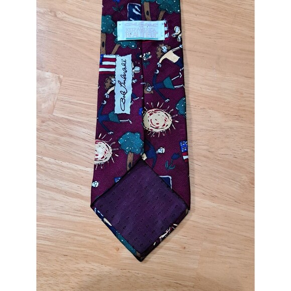 VTG Bob Timberlake for Keep America Beautiful Neck Tie Colorful Graphic - Picture 5 of 7